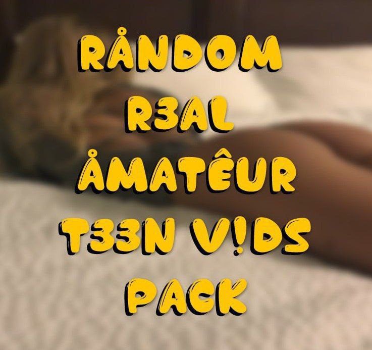 Random Amature teen pack